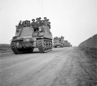 Operation Totalise, Troops on the move, Aug 1944