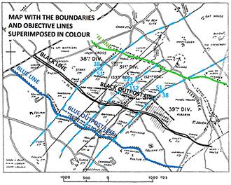3rd Ypres Attack Plan Colours