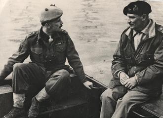 Brig. James Oliver with Field Marshall Montgomery