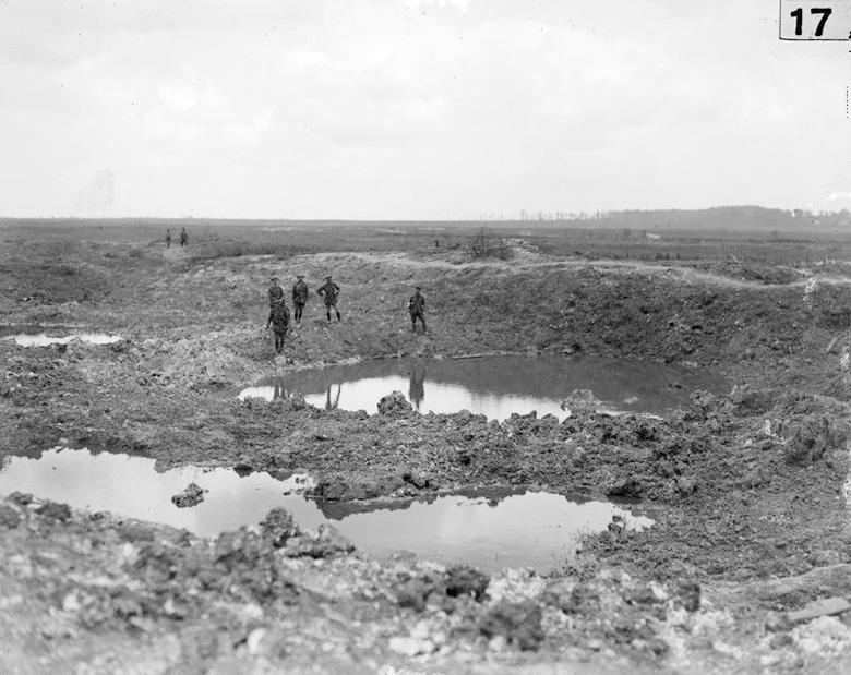 Craters, Mametz, July 1916