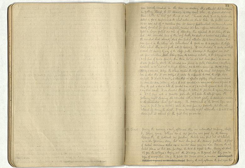 Major Grant Diary, Page 33