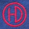 51HD Badge (red on blue)