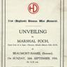 Beaumont-Hamel Memorial Programme (cover)