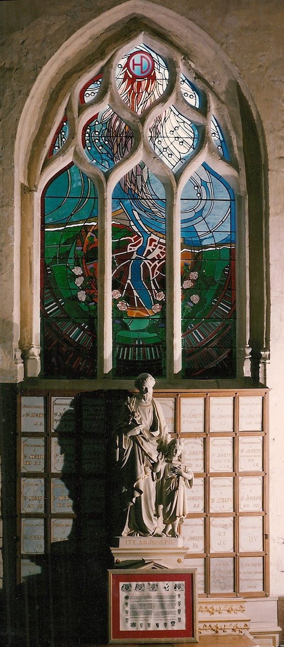 St Valéry Stained Glass window