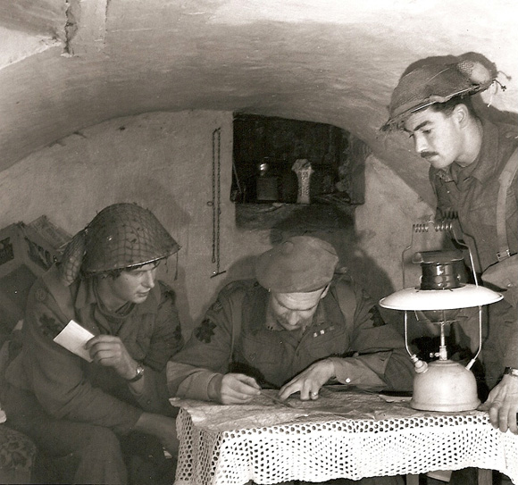 Underground HQ, Gennep, 14 Feb 1945