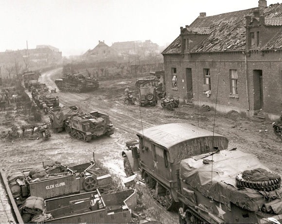 Manoeuvers in Goch, 21 Feb 1945