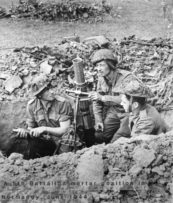 Mortar Position, Normandy, June 1944