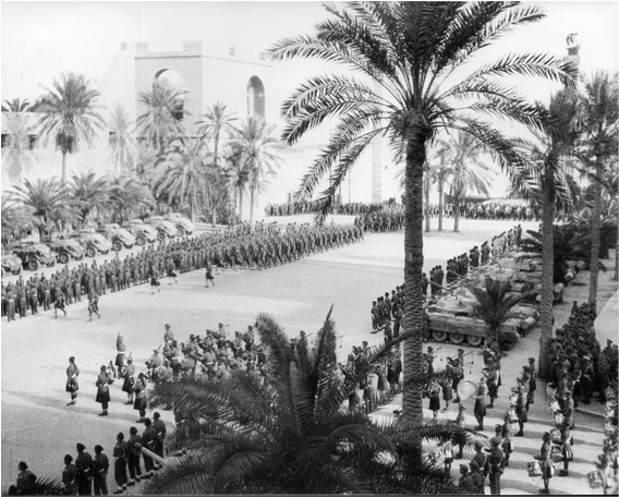 7th Black Watch - Victory Parade, Tripoli, 23rd Jan 1943